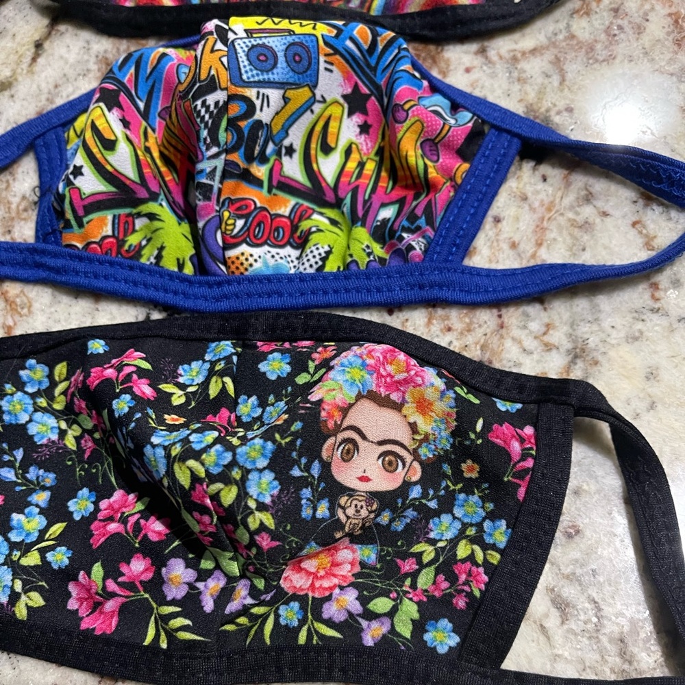 3 Kids fabric Mask New No tags 😷